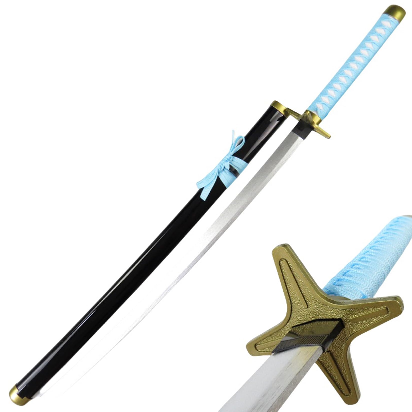 氷輪丸 武具　刀装具　日本刀　模造刀 居合刀ヒトデ 十番隊隊長 日番谷冬獅郎 Amazon.co.jp: LAOBAO 氷輪丸 日番谷冬獅郎 斬魄刀 コスプレ道具 模造